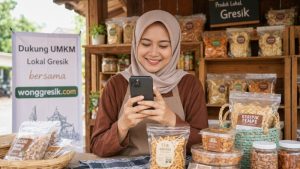 Rahasia membuat konten media sosial UMKM Gresik agar bisnis cepat laris dan dipercaya.