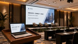 Panduan menyiapkan peralatan presentasi seminar profesional agar acara berjalan lancar tanpa kendala teknis.