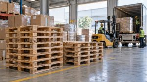Pallet kayu untuk kebutuhan penyimpanan dan pengiriman barang